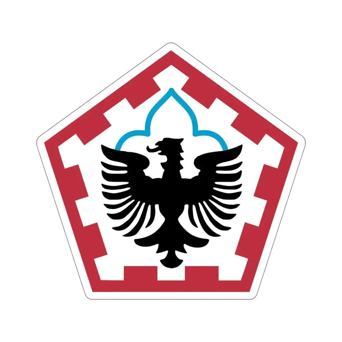 555th Engineer Brigade (U.S. Army) STICKER Vinyl Die-Cut Decal 5 Inch - The Sticker Space