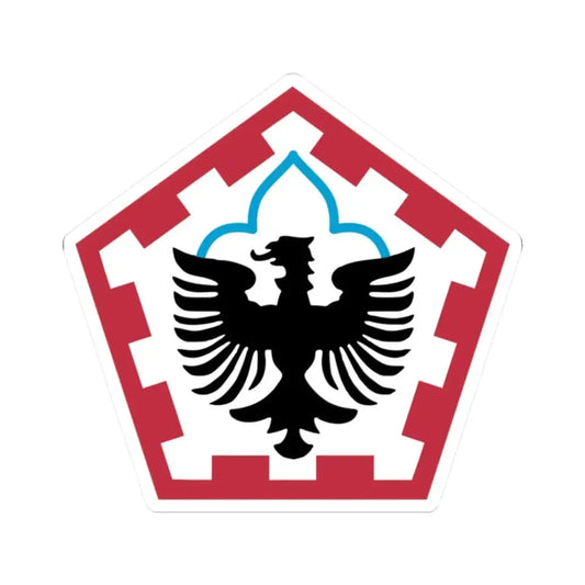 555th Engineer Brigade (U.S. Army) STICKER Vinyl Kiss-Cut Decal 2 Inch White - The Sticker Space