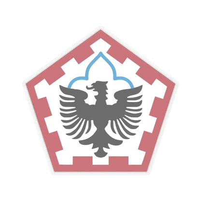 555th Engineer Brigade (U.S. Army) STICKER Vinyl Kiss-Cut Decal 6 Inch Transparent - The Sticker Space