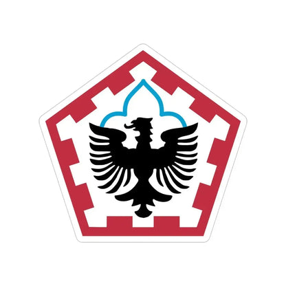 555th Engineer Brigade (U.S. Army) Transparent STICKER Die-Cut Vinyl Decal 5 Inch - The Sticker Space