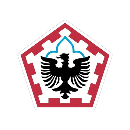 555th Engineer Brigade (U.S. Army) Transparent STICKER Die-Cut Vinyl Decal 6 Inch - The Sticker Space