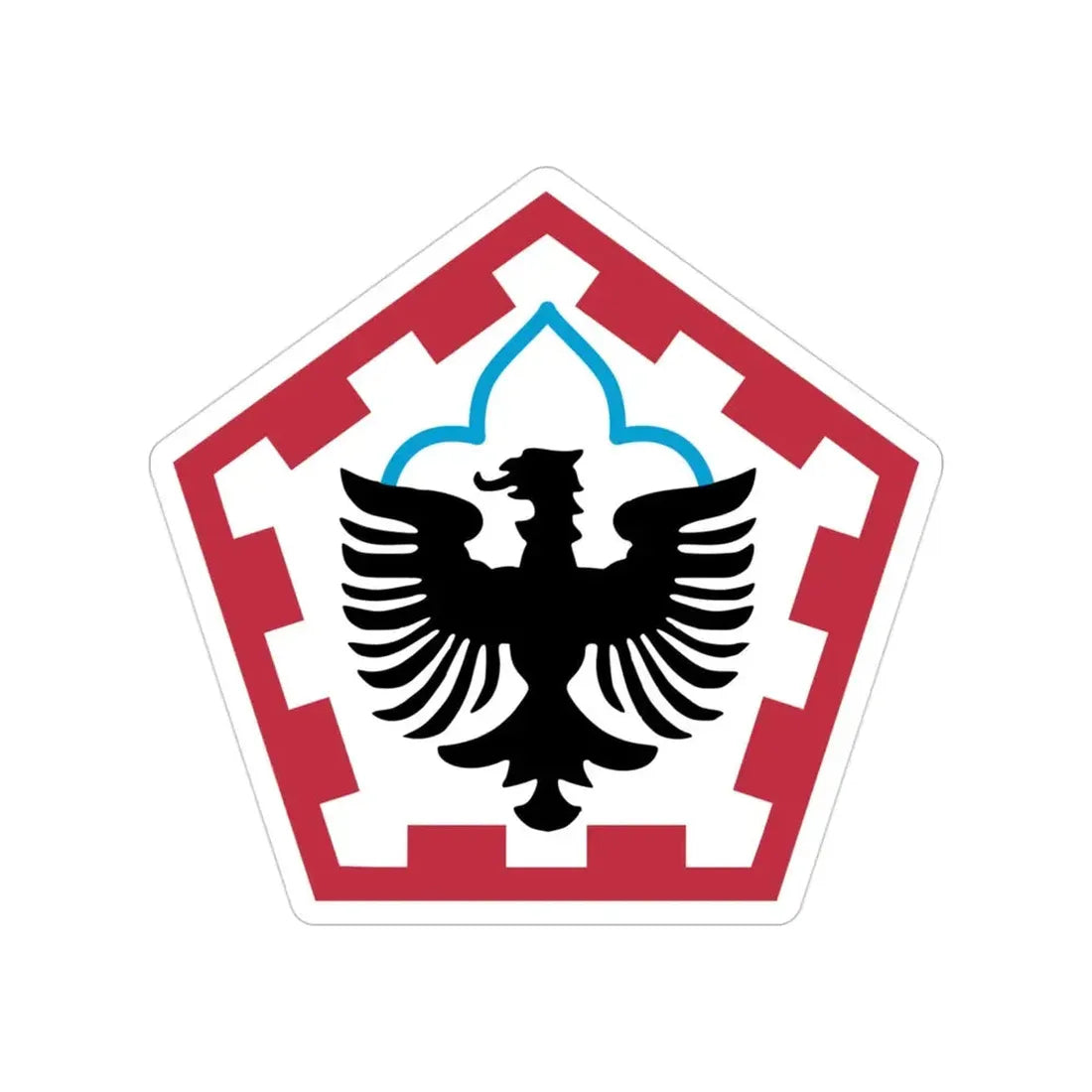 555th Engineer Brigade (U.S. Army) Transparent STICKER Die-Cut Vinyl Decal - The Sticker Space