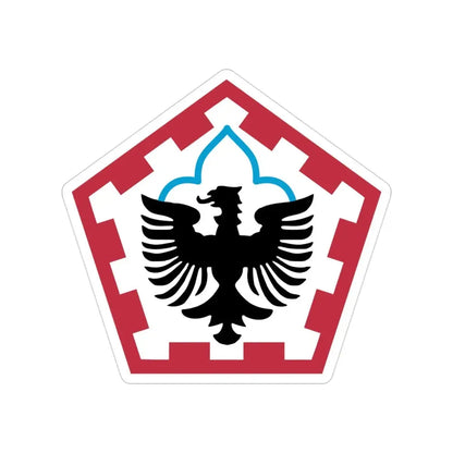 555th Engineer Brigade (U.S. Army) Transparent STICKER Die-Cut Vinyl Decal - The Sticker Space