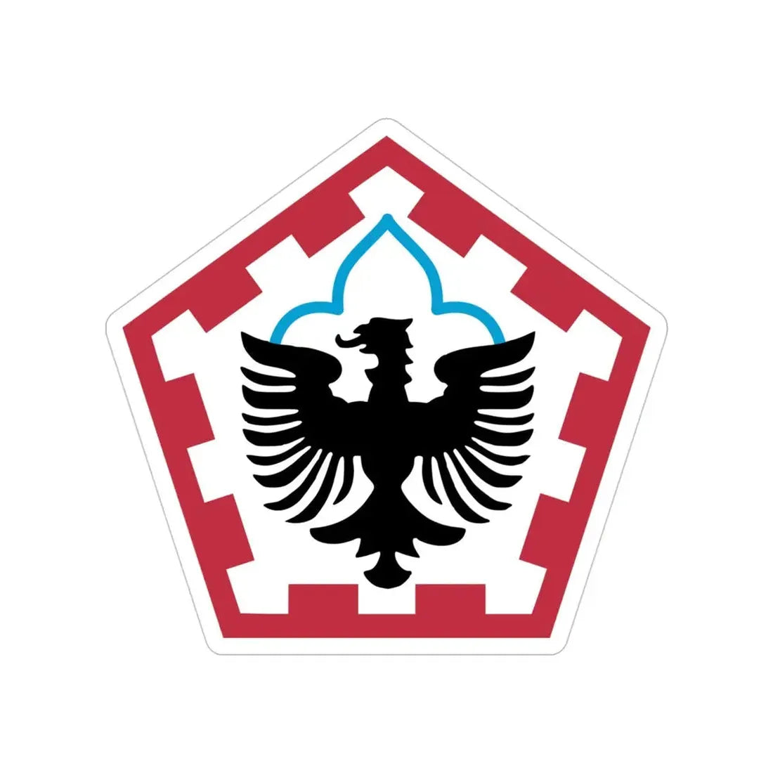 555th Engineer Brigade (U.S. Army) Transparent STICKER Die-Cut Vinyl Decal - The Sticker Space