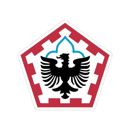 555th Engineer Brigade (U.S. Army) Transparent STICKER Die-Cut Vinyl Decal - The Sticker Space