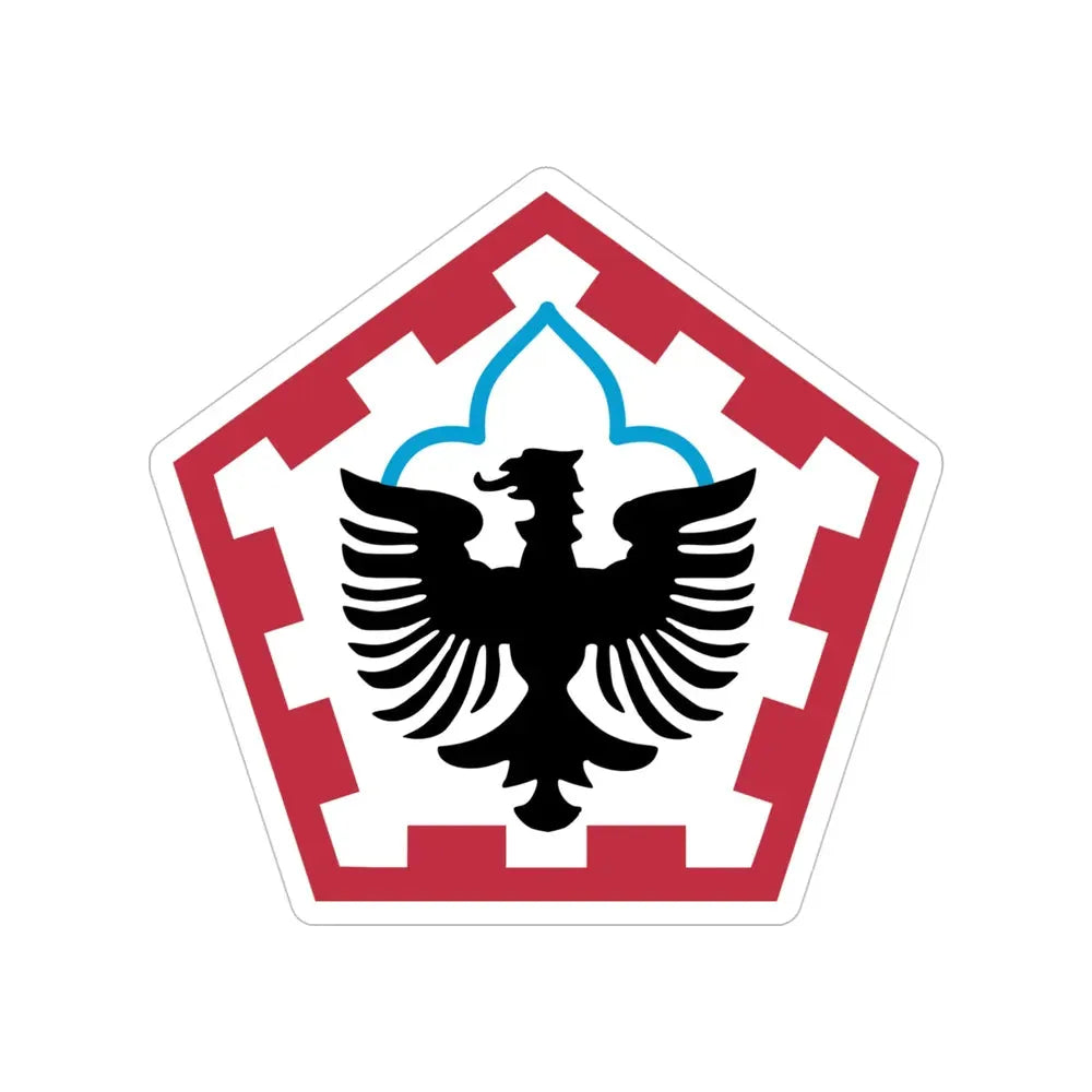 555th Engineer Brigade (U.S. Army) Transparent STICKER Die-Cut Vinyl Decal - The Sticker Space