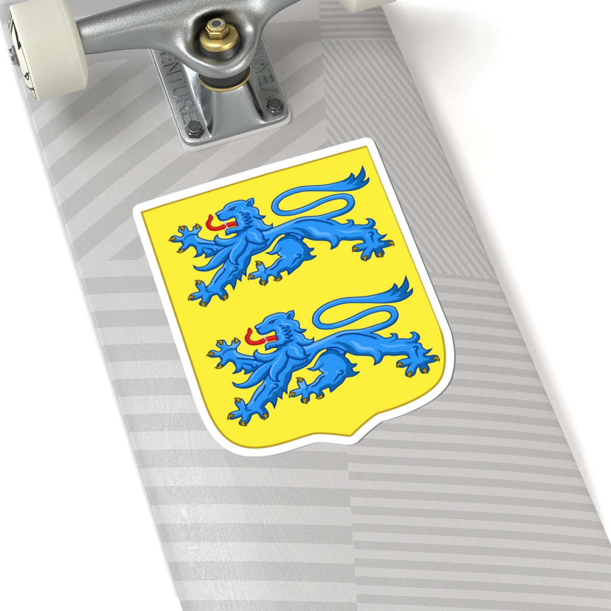 Armoiries Duché de Schleswig (Denmark) (Coat of Arms) STICKER Vinyl Kiss-Cut Decal