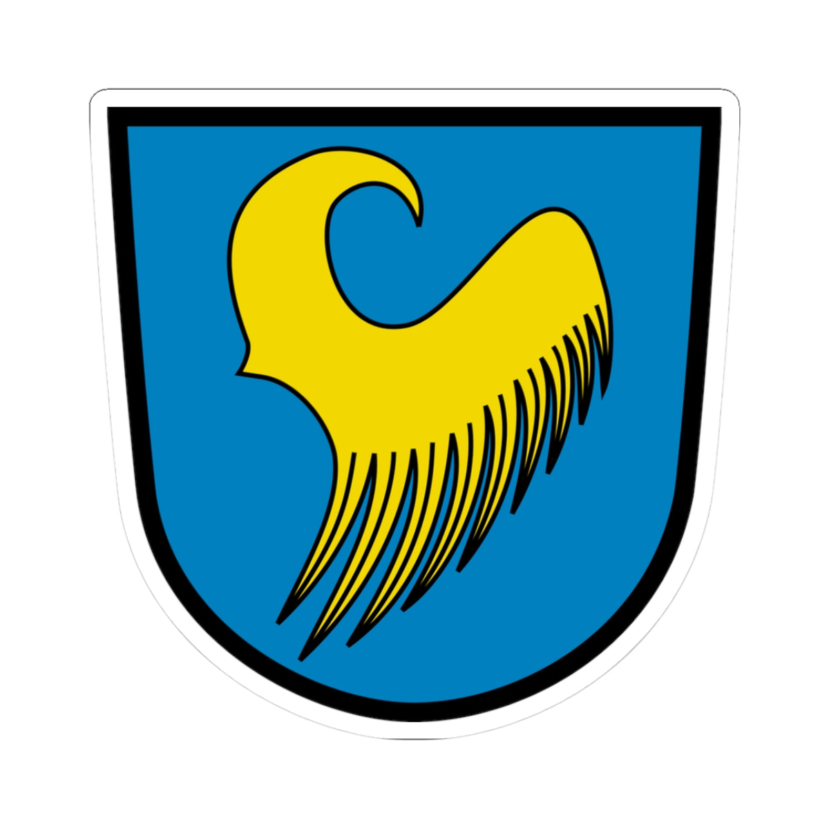 Baldramsdorf CoA (Austria) (Coat of Arms) STICKER Vinyl Kiss-Cut Decal