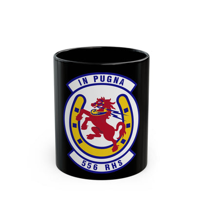 556th Red Horse Squadron (U.S. Air Force) Black Coffee Mug-11oz-The Sticker Space