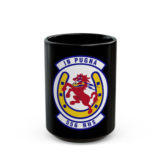 556th Red Horse Squadron (U.S. Air Force) Black Coffee Mug-15oz-The Sticker Space