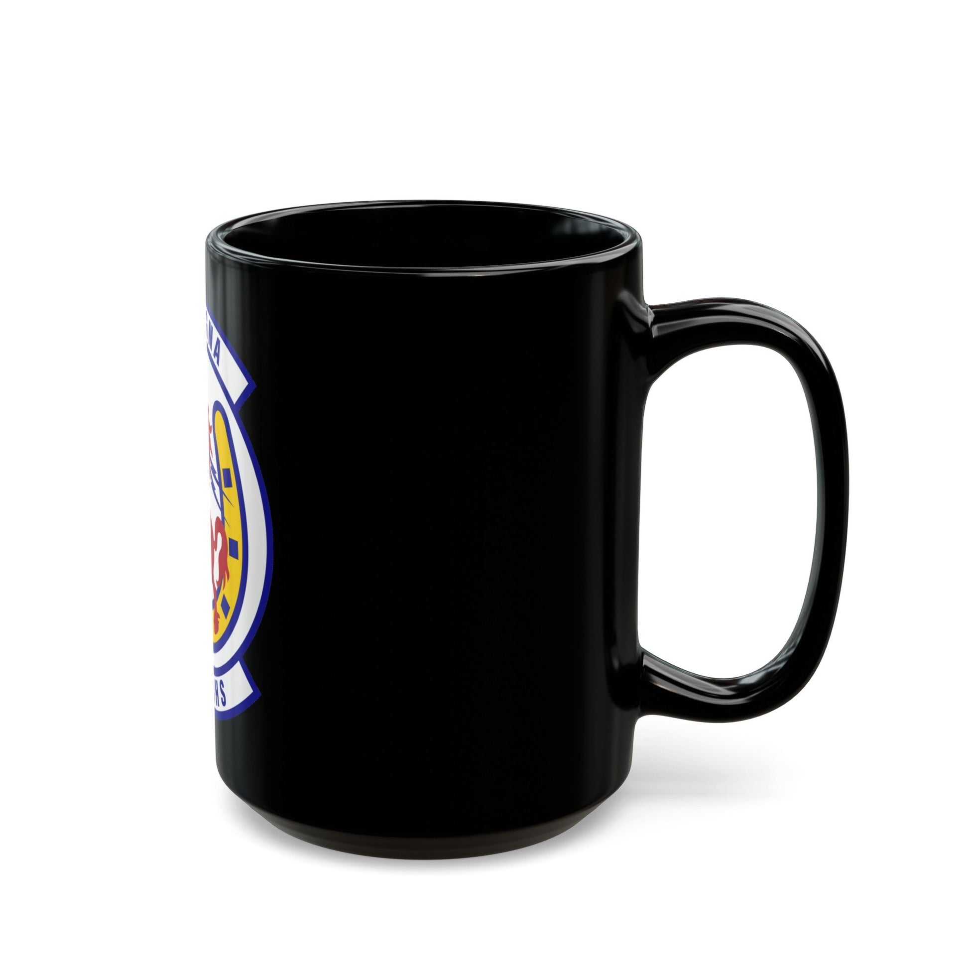 556th Red Horse Squadron (U.S. Air Force) Black Coffee Mug-The Sticker Space