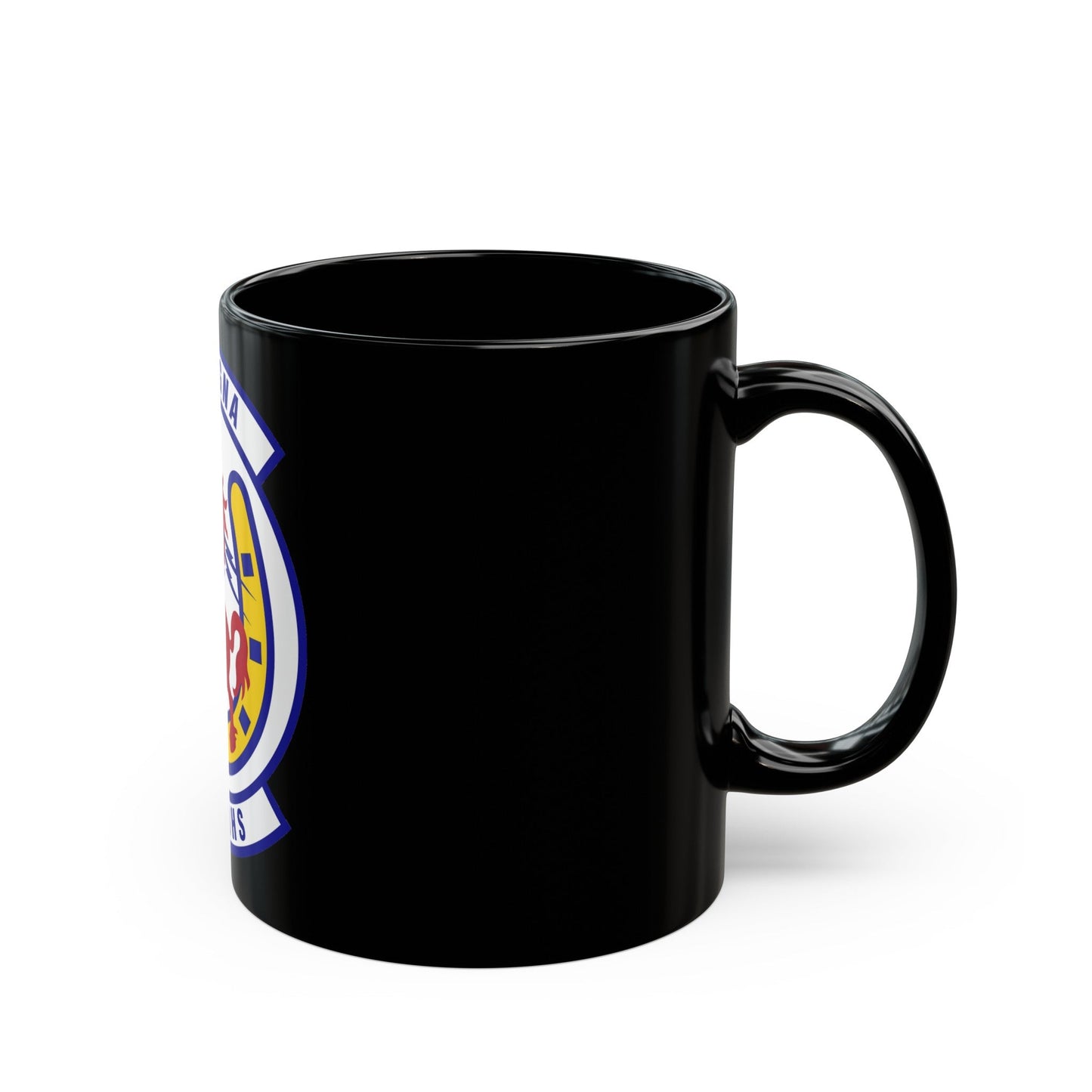 556th Red Horse Squadron (U.S. Air Force) Black Coffee Mug-The Sticker Space