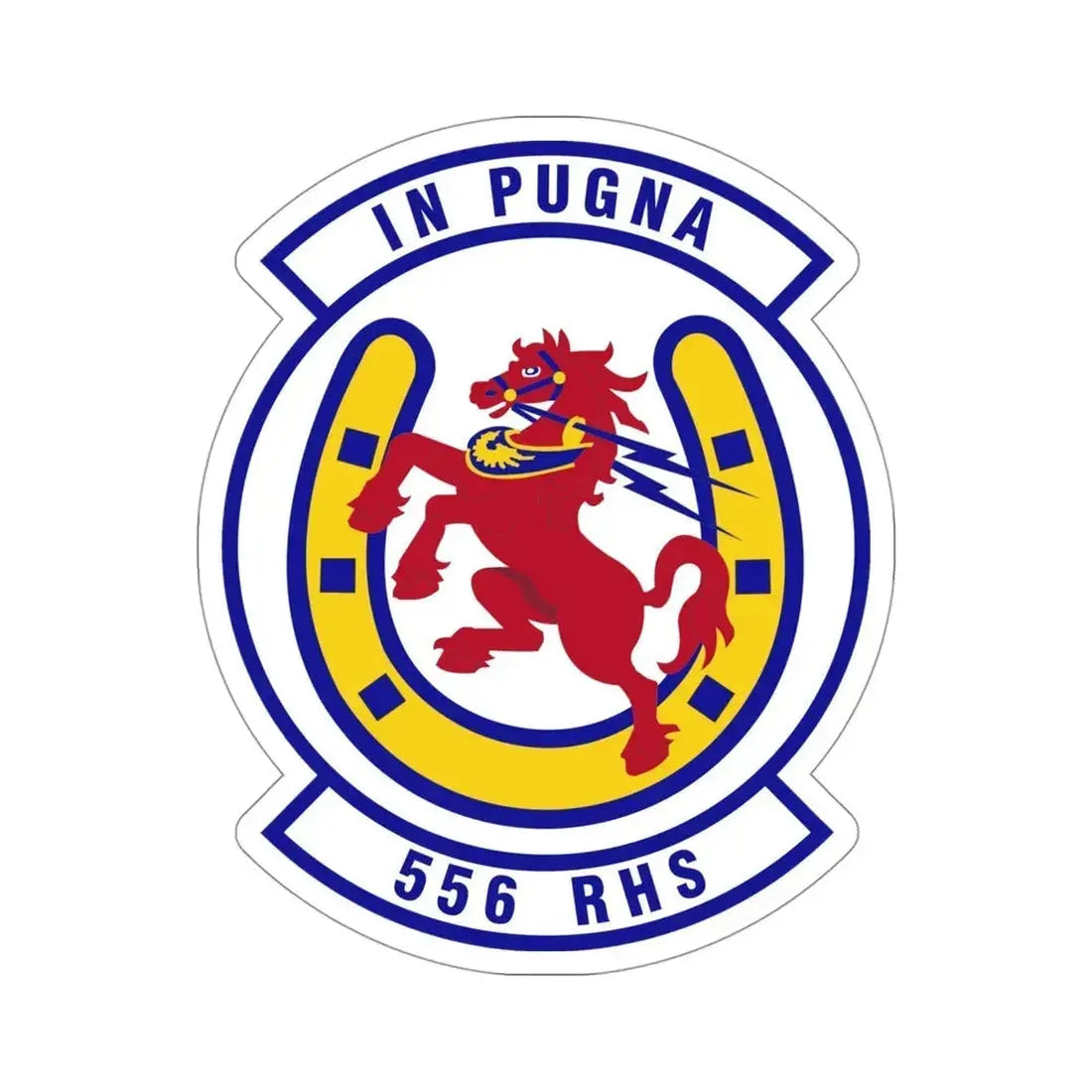 556th Red Horse Squadron (U.S. Air Force) STICKER Vinyl Die-Cut Decal 4 Inch - The Sticker Space