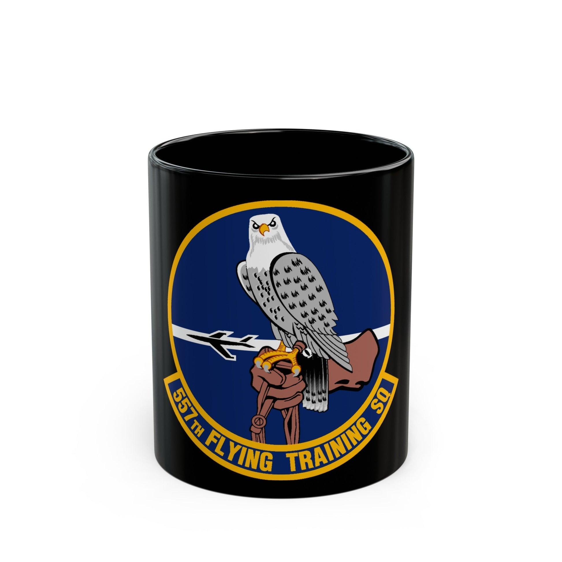 557 Flying Training Squadron AETC (U.S. Air Force) Black Coffee Mug-11oz-The Sticker Space