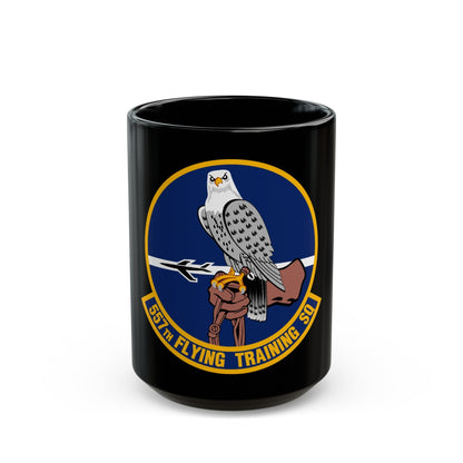 557 Flying Training Squadron AETC (U.S. Air Force) Black Coffee Mug-15oz-The Sticker Space