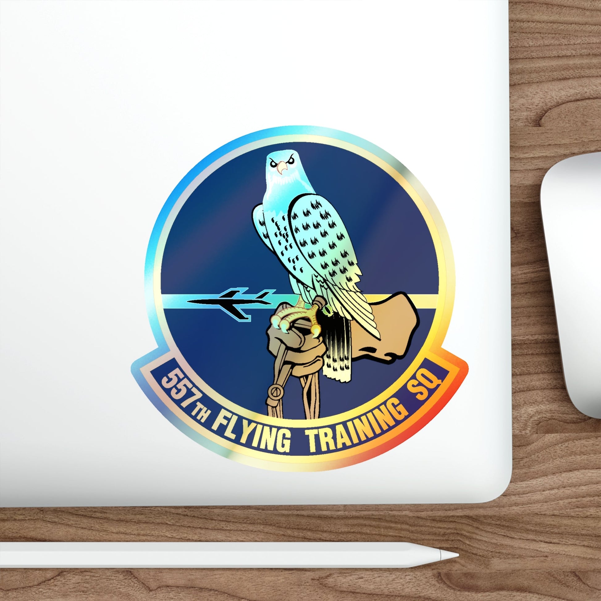 557 Flying Training Squadron AETC (U.S. Air Force) Holographic STICKER Die-Cut Vinyl Decal-The Sticker Space