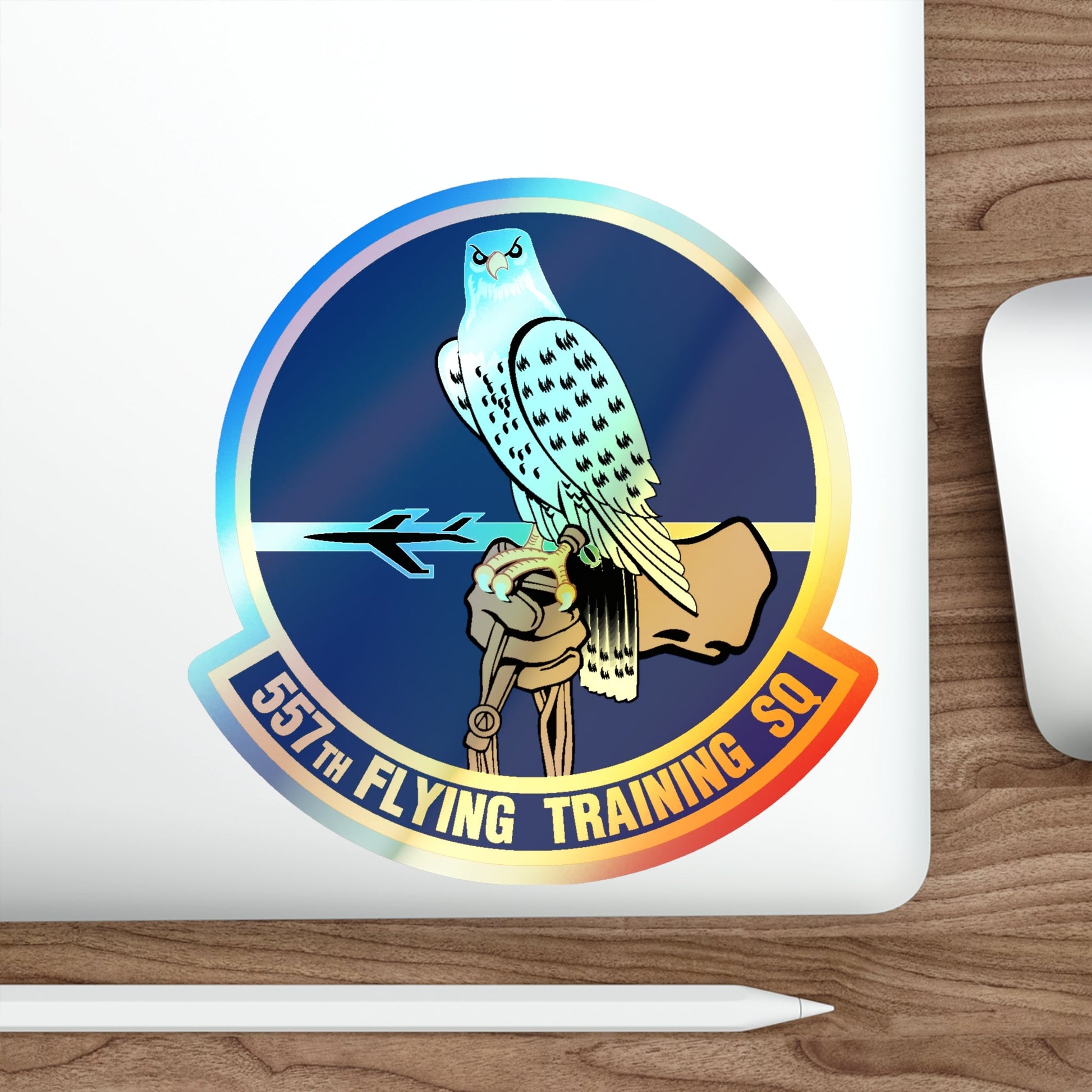 557 Flying Training Squadron AETC (U.S. Air Force) Holographic STICKER Die-Cut Vinyl Decal-The Sticker Space