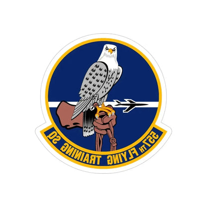 557 Flying Training Squadron AETC (U.S. Air Force) REVERSE PRINT Transparent Die-Cut STICKER - The Sticker Space