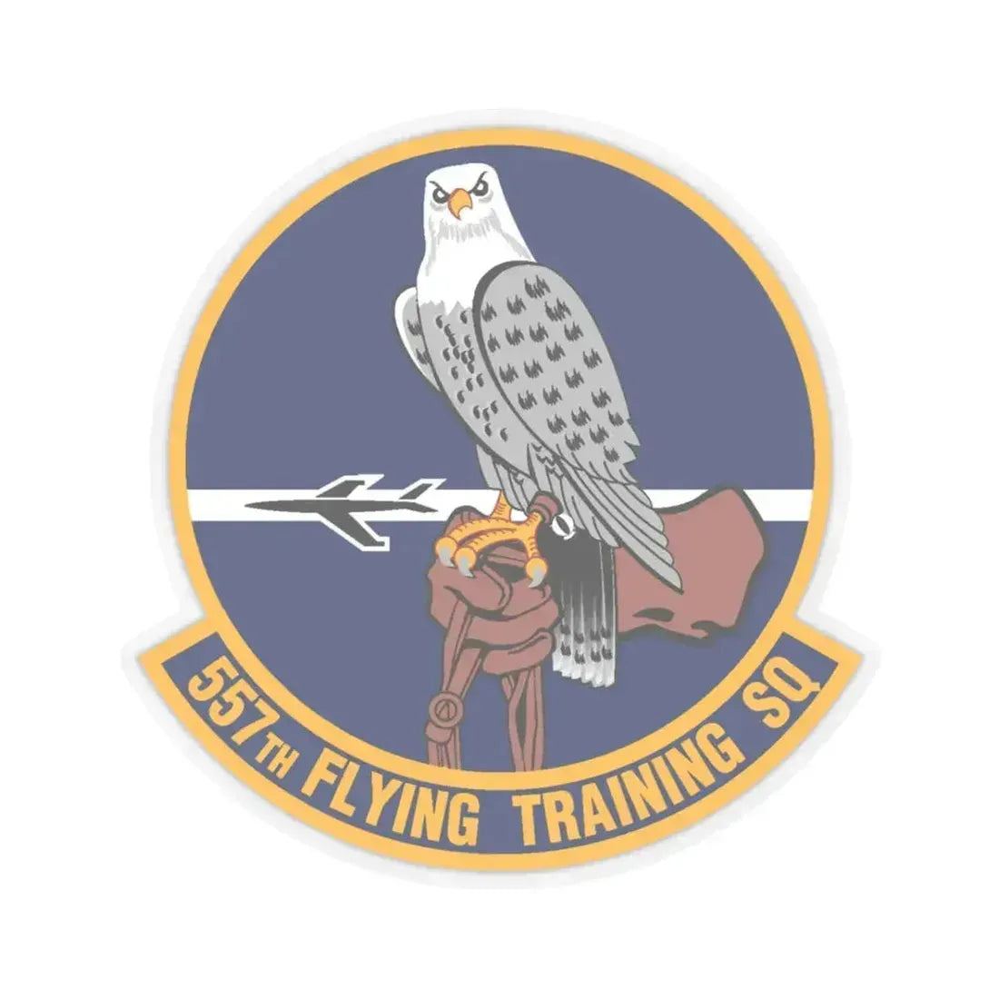 557 Flying Training Squadron AETC (U.S. Air Force) STICKER Vinyl Kiss-Cut Decal 3 Inch Transparent - The Sticker Space