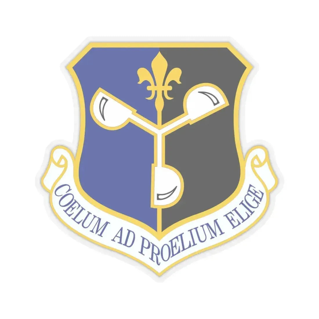 557 Weather Wing ACC (U.S. Air Force) STICKER Vinyl Kiss-Cut Decal 4 Inch Transparent - The Sticker Space