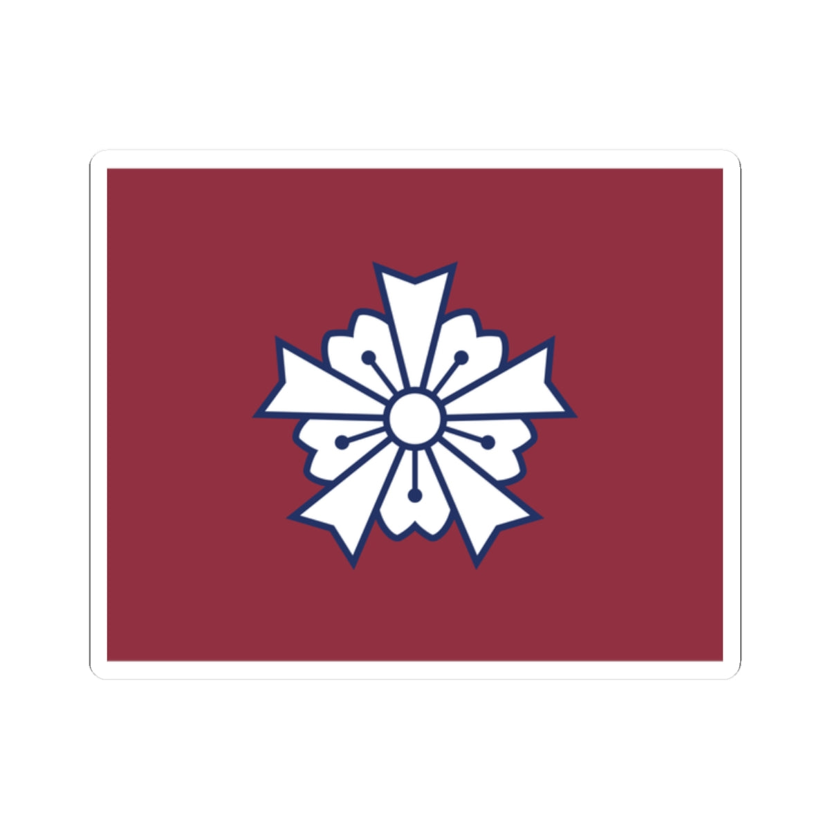 Flag of Keibōdan (Japan) STICKER Vinyl Kiss-Cut Decal