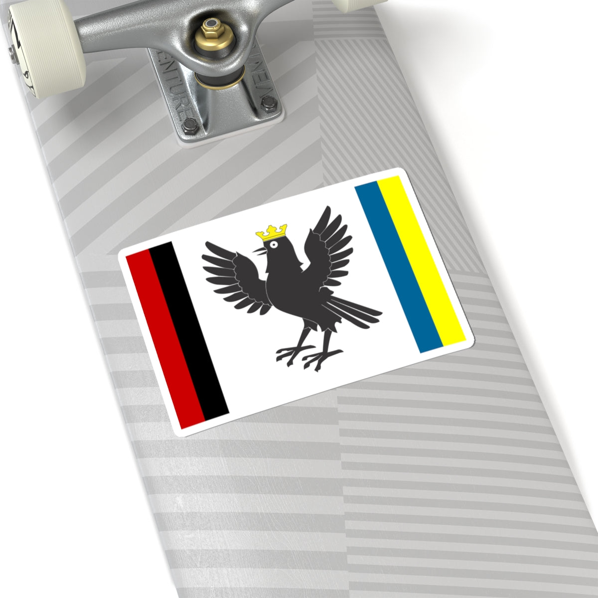 Flag of Ivano-Frankivsk Oblast (Ukraine) STICKER Vinyl Kiss-Cut Decal
