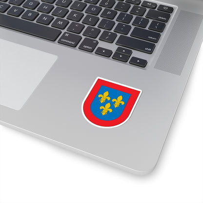 Armas de Borbón-Anjou (Spain) (Coat of Arms) STICKER Vinyl Kiss-Cut Decal