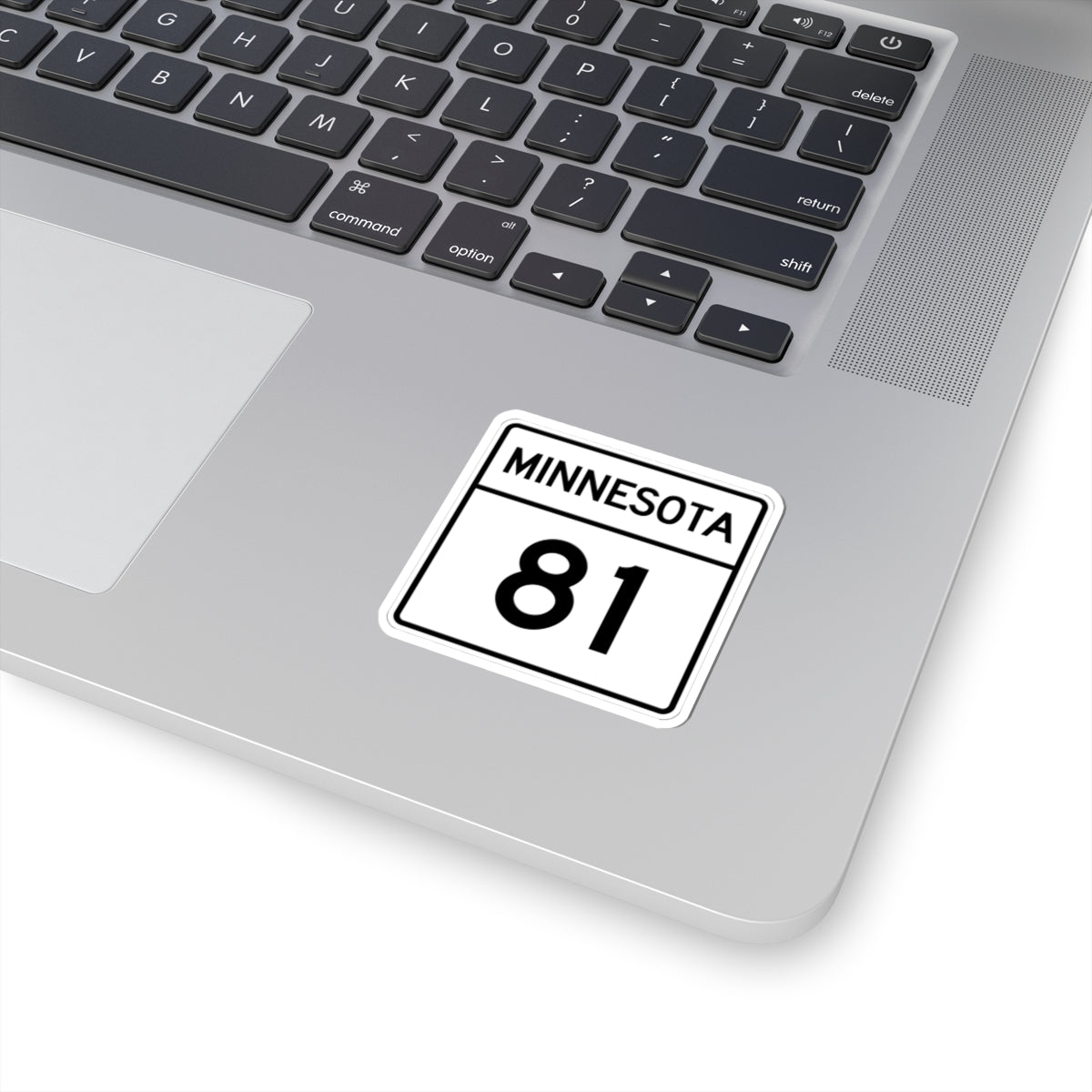 MN-81 1948 (Minnesota) (Road Sign) STICKER Vinyl Kiss-Cut Decal