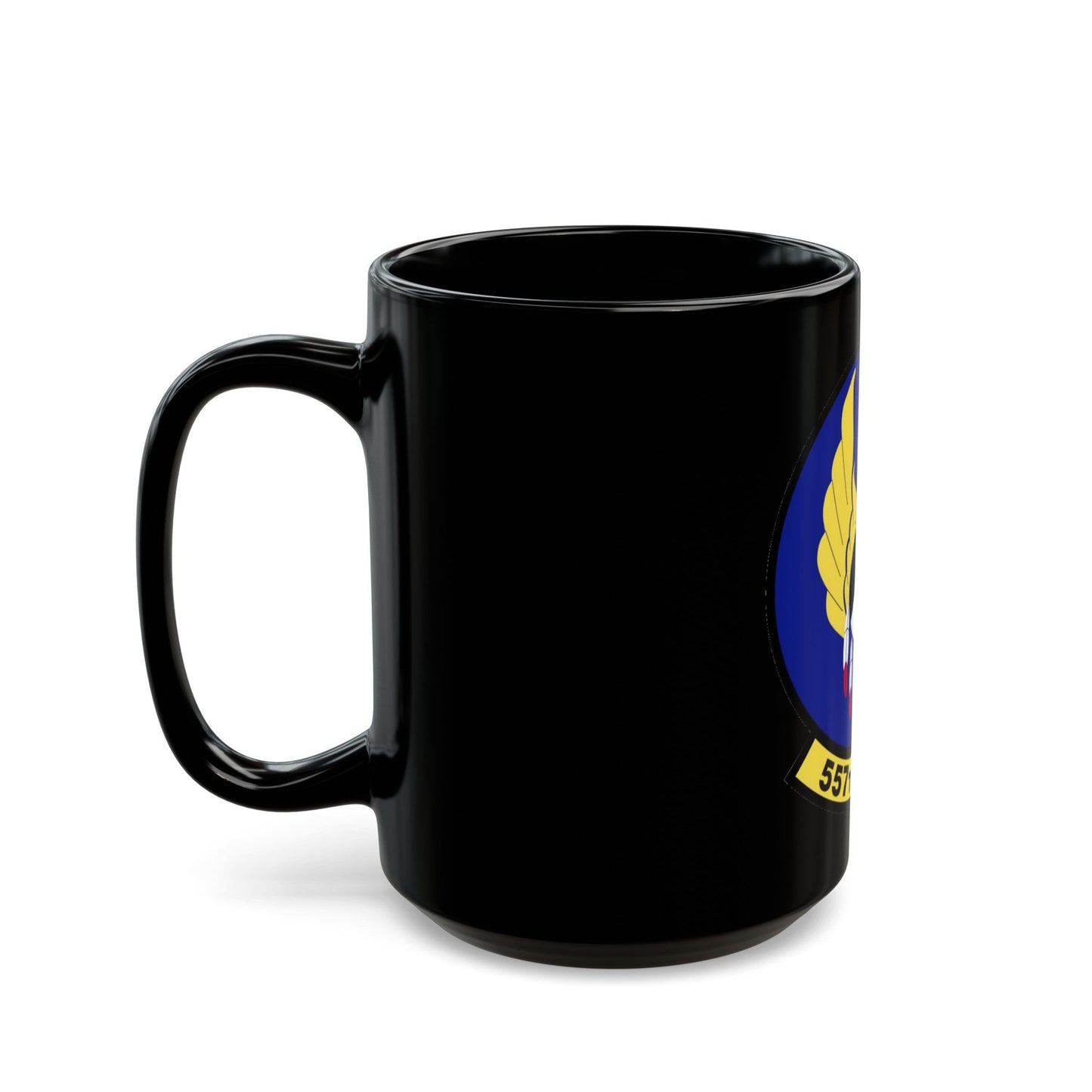 557th Aircraft Sustainment Squadron (U.S. Air Force) Black Coffee Mug-The Sticker Space