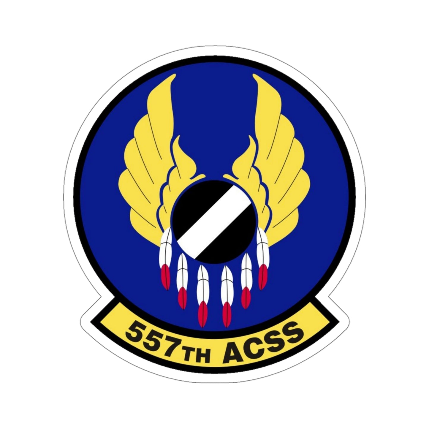 557th Aircraft Sustainment Squadron (U.S. Air Force) STICKER Vinyl Die-Cut Decal-4 Inch-The Sticker Space