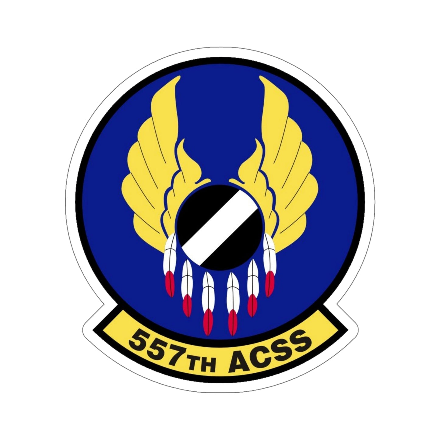 557th Aircraft Sustainment Squadron (U.S. Air Force) STICKER Vinyl Die-Cut Decal-6 Inch-The Sticker Space