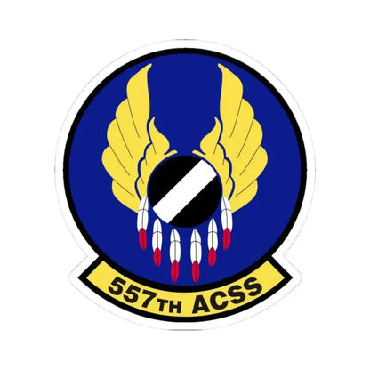 557th Aircraft Sustainment Squadron (U.S. Air Force) STICKER Vinyl Kiss-Cut Decal 3 Inch White - The Sticker Space