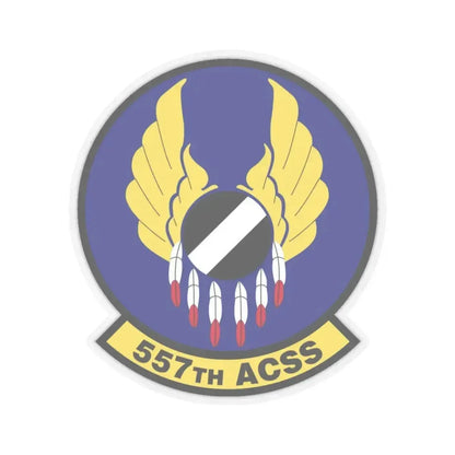 557th Aircraft Sustainment Squadron (U.S. Air Force) STICKER Vinyl Kiss-Cut Decal 4 Inch Transparent - The Sticker Space
