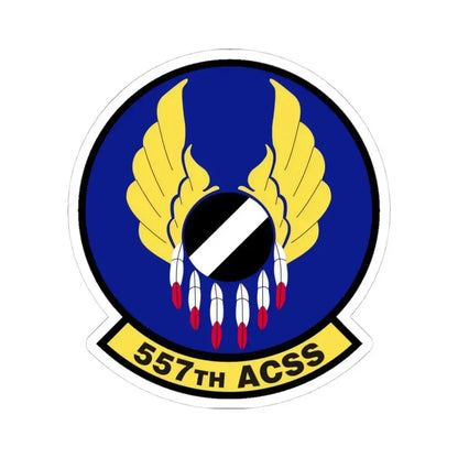 557th Aircraft Sustainment Squadron (U.S. Air Force) STICKER Vinyl Kiss-Cut Decal 4 Inch White - The Sticker Space