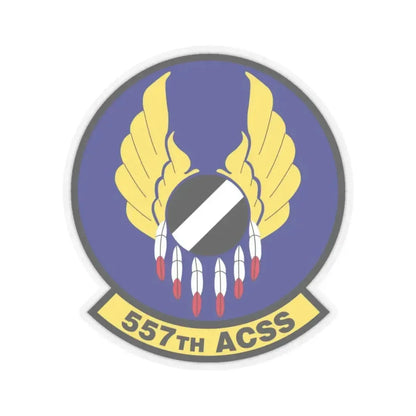 557th Aircraft Sustainment Squadron (U.S. Air Force) STICKER Vinyl Kiss-Cut Decal 6 Inch Transparent - The Sticker Space