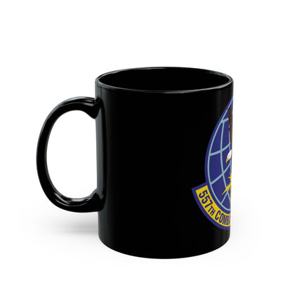 557th Combat Sustainment Squadron (U.S. Air Force) Black Coffee Mug-The Sticker Space