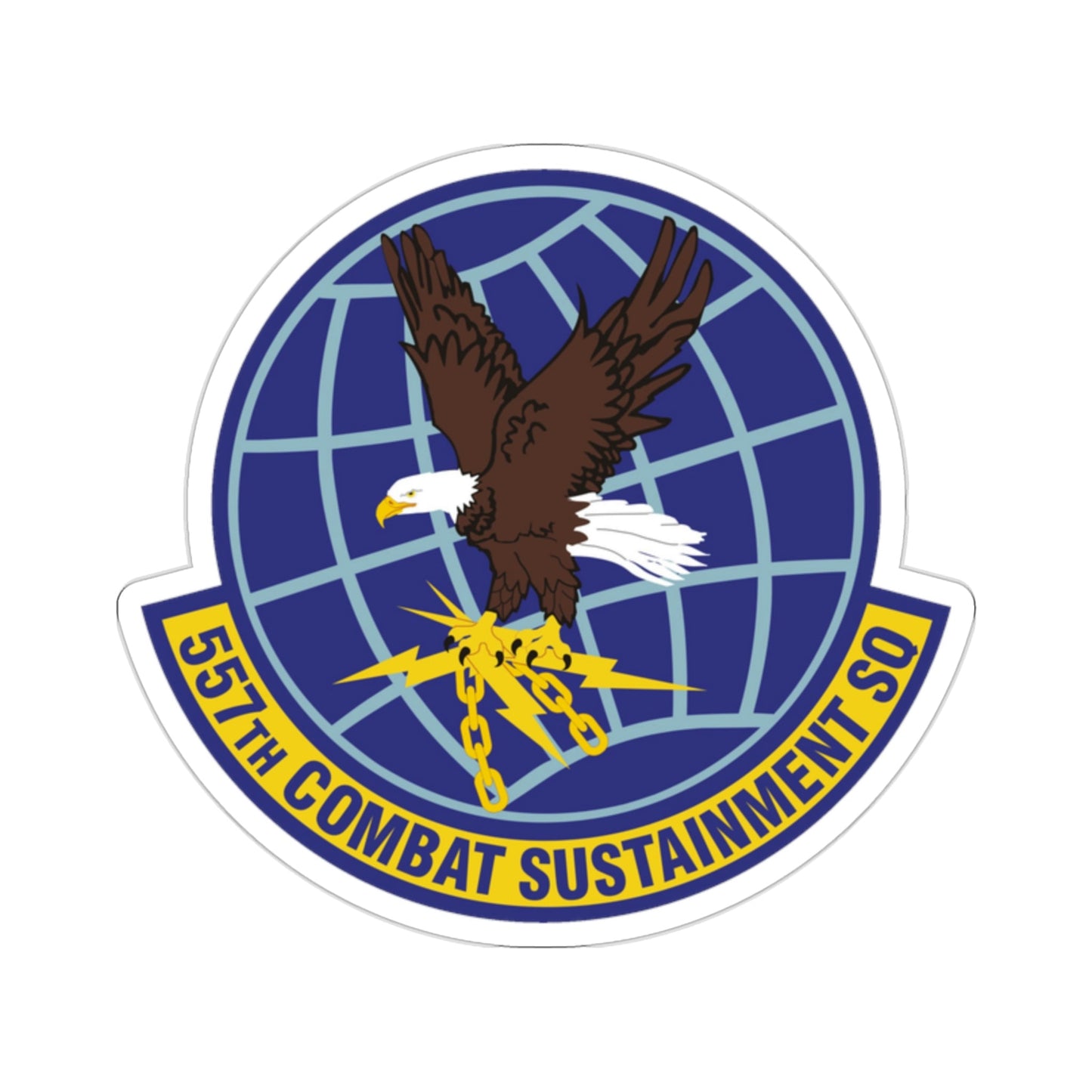 557th Combat Sustainment Squadron (U.S. Air Force) STICKER Vinyl Die-Cut Decal-2 Inch-The Sticker Space