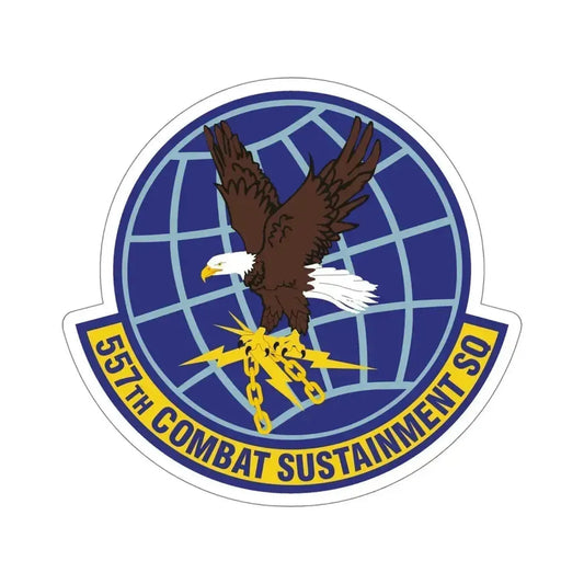 557th Combat Sustainment Squadron (U.S. Air Force) STICKER Vinyl Die-Cut Decal 6 Inch - The Sticker Space