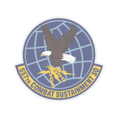 557th Combat Sustainment Squadron (U.S. Air Force) STICKER Vinyl Kiss-Cut Decal 2 Inch Transparent - The Sticker Space