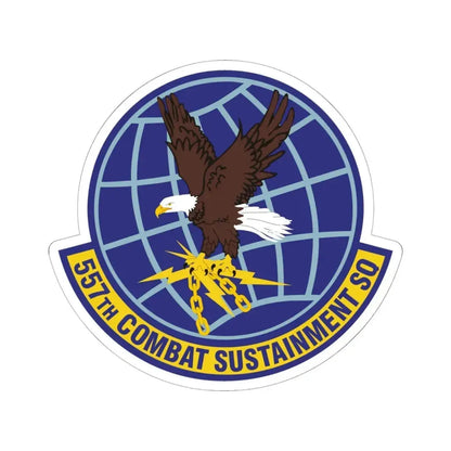 557th Combat Sustainment Squadron (U.S. Air Force) STICKER Vinyl Kiss-Cut Decal 6 Inch White - The Sticker Space
