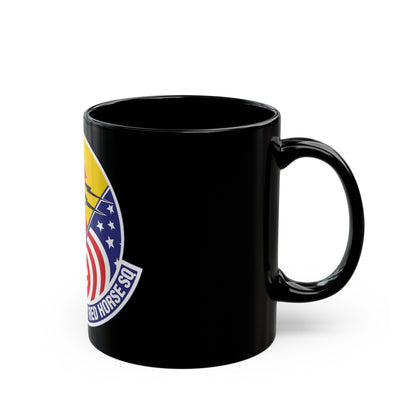 557th Expeditionary Red Horse Squadron (U.S. Air Force) Black Coffee Mug-The Sticker Space