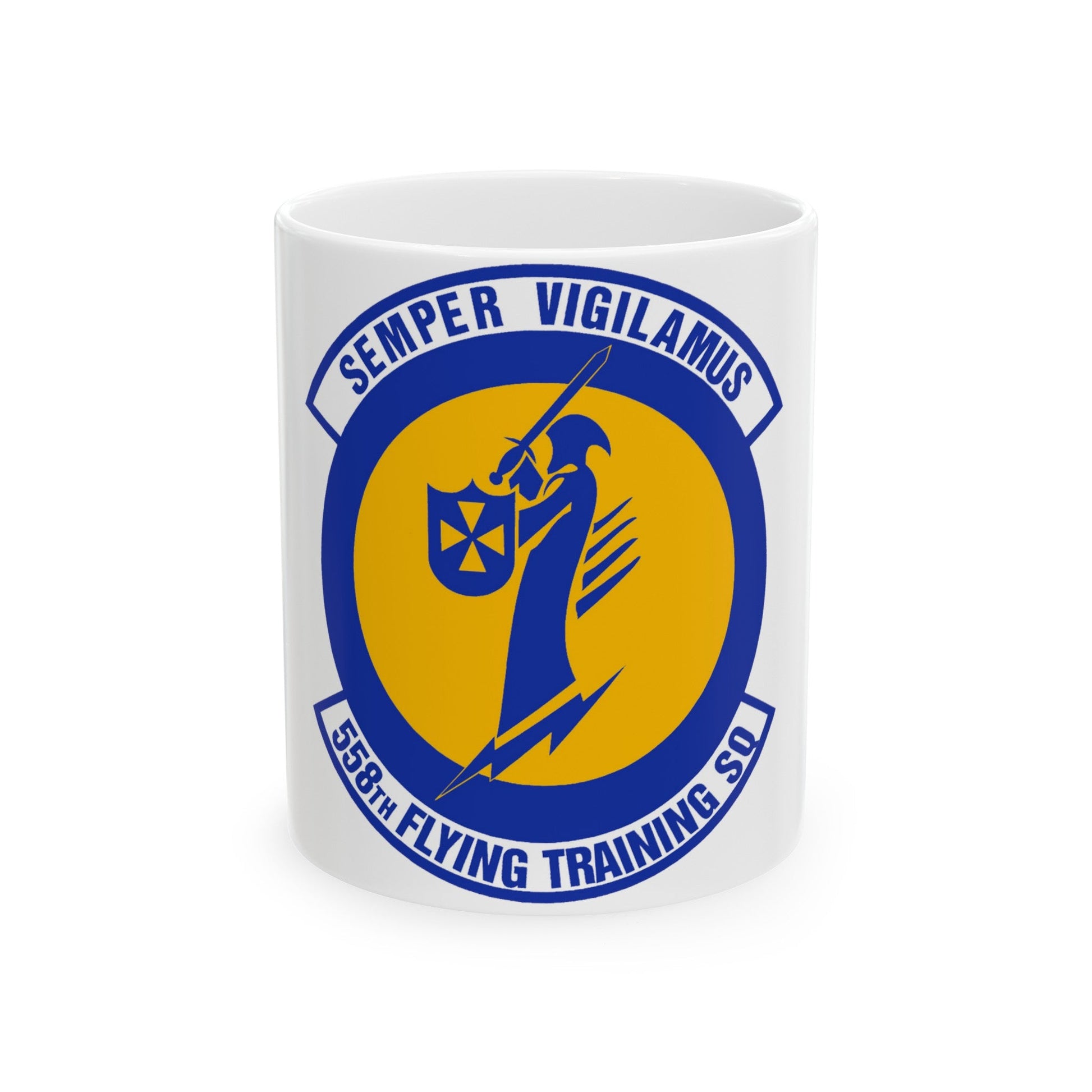 558 Flying Training Squadron AETC (U.S. Air Force) White Coffee Mug-11oz-The Sticker Space