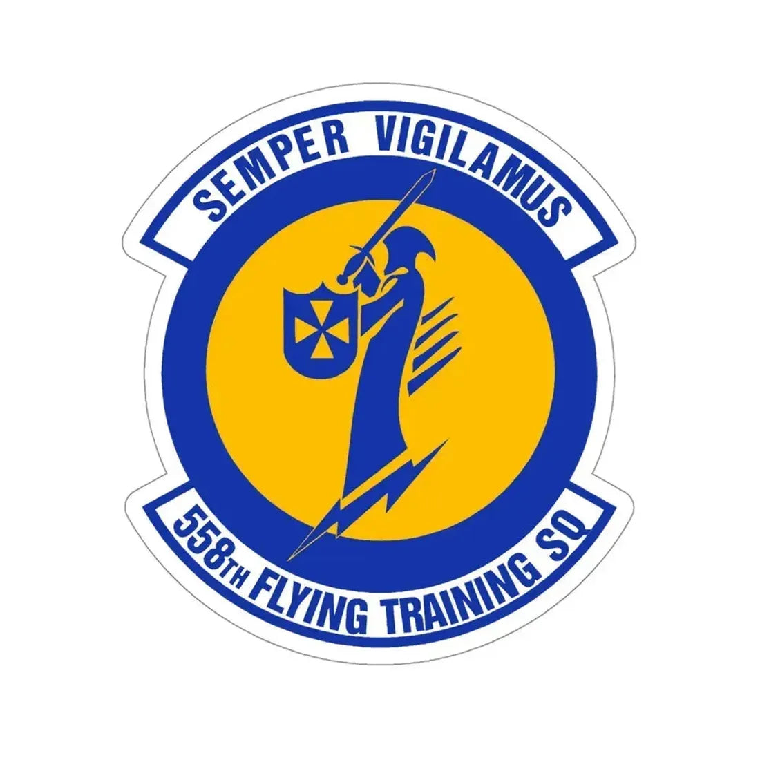 558 Flying Training Squadron AETC (U.S. Air Force) STICKER Vinyl Die-Cut Decal 4 Inch - The Sticker Space