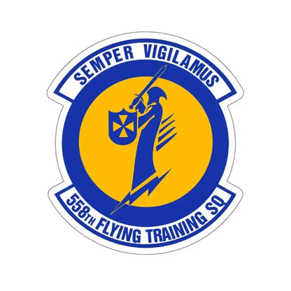 558 Flying Training Squadron AETC (U.S. Air Force) STICKER Vinyl Kiss-Cut Decal 6 Inch White - The Sticker Space