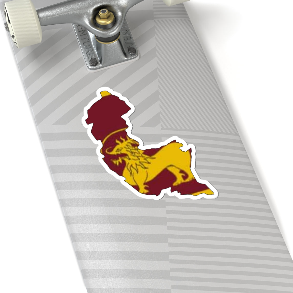 Sabaragamuwa Province Flag-map (Sri Lanka) STICKER Vinyl Kiss-Cut Decal