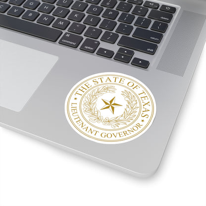 Seal of Lt Governor of Texas - STICKER Vinyl Kiss-Cut Decal