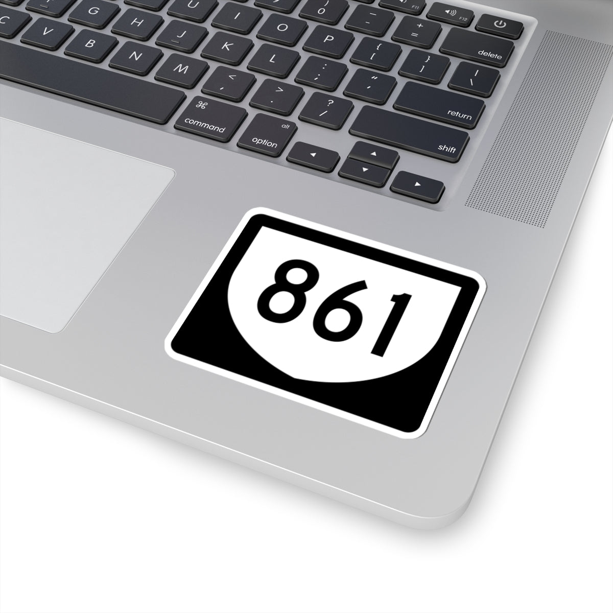 PR urban primary 861 (Puerto Rico) (Road Sign) STICKER Vinyl Kiss-Cut Decal