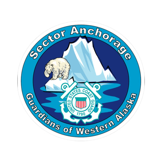 USCG Sector Anchorage (U.S. Coast Guard) STICKER Vinyl Kiss-Cut Decal