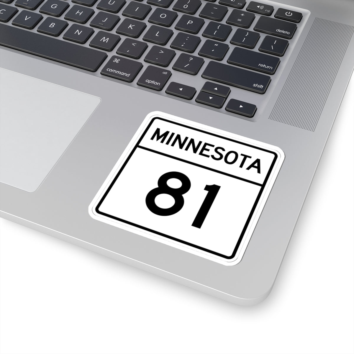 MN-81 1948 (Minnesota) (Road Sign) STICKER Vinyl Kiss-Cut Decal