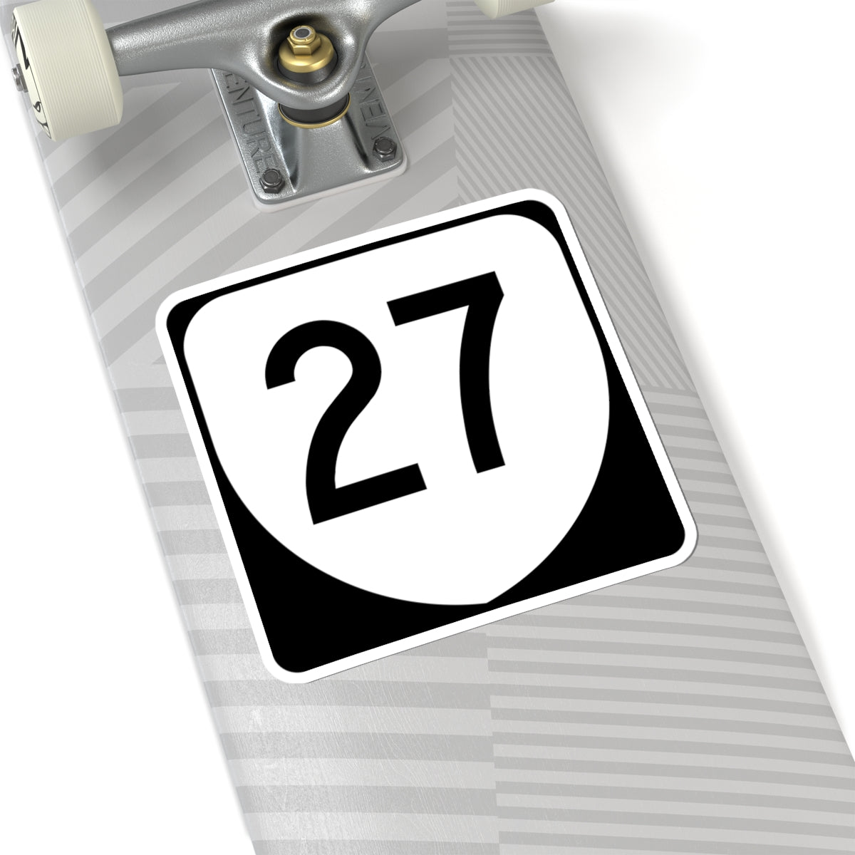 Virginia 27 (Virginia) (Road Sign) STICKER Vinyl Kiss-Cut Decal